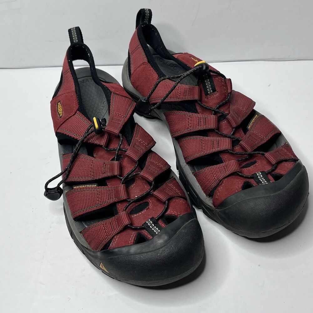 KEEN Newport H2 Red Sport Waterproof Hiking Sandals Mens Size 10
